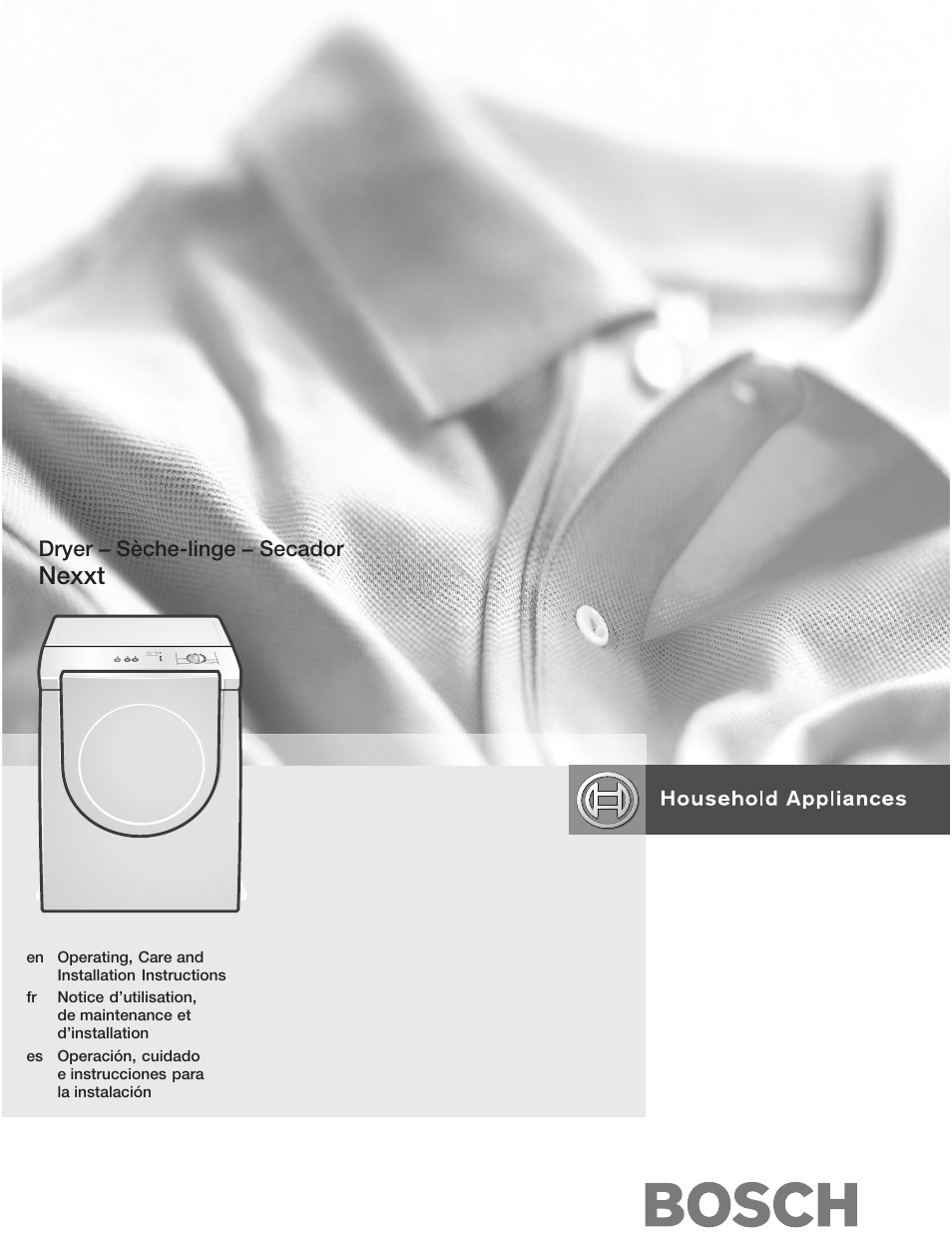 Bosch BOSCH Dryer User Manual | 86 pages