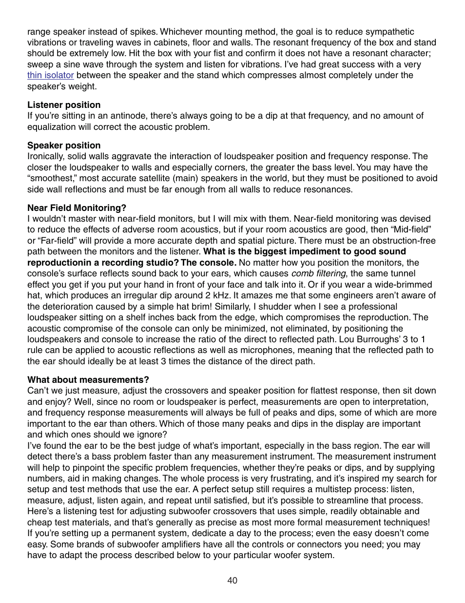 Crane Song AVOCET II User Manual | Page 40 / 56