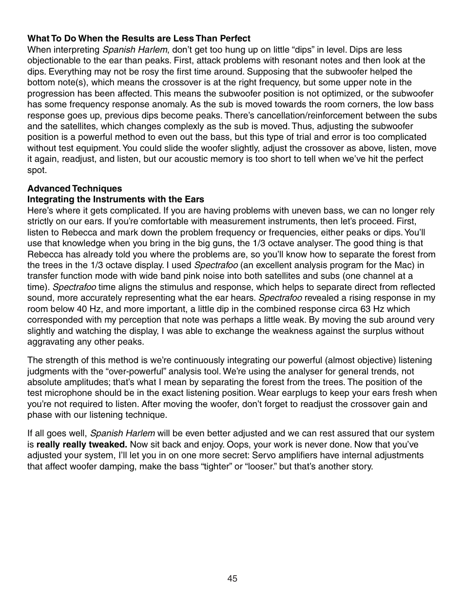 Crane Song AVOCET II User Manual | Page 45 / 56