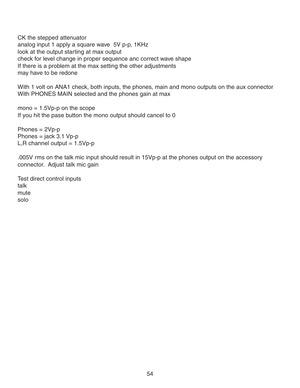 Crane Song AVOCET II User Manual | Page 54 / 56