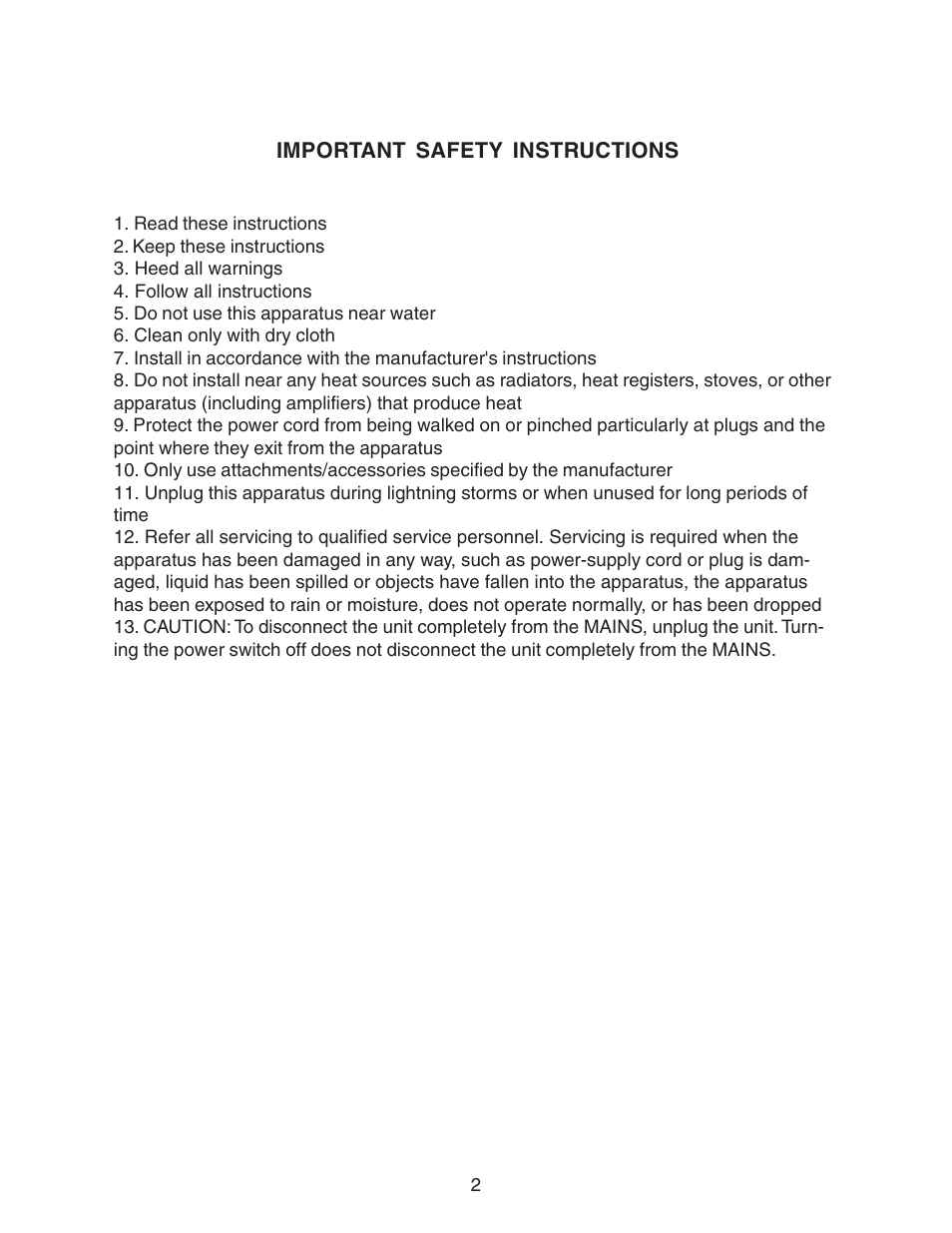Crane Song FLAMINGO User Manual | Page 2 / 9
