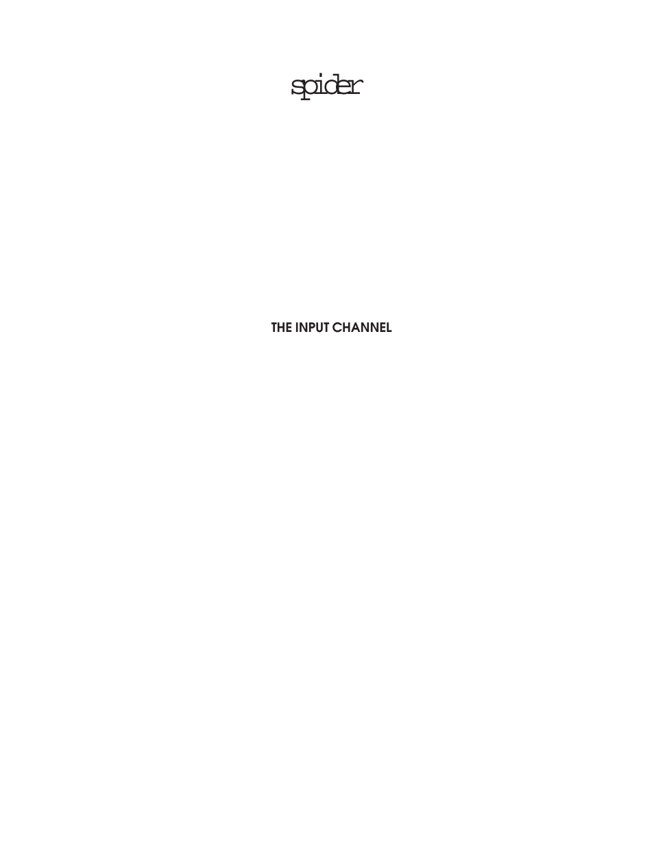 Spider | Crane Song SPIDER User Manual | Page 3 / 12