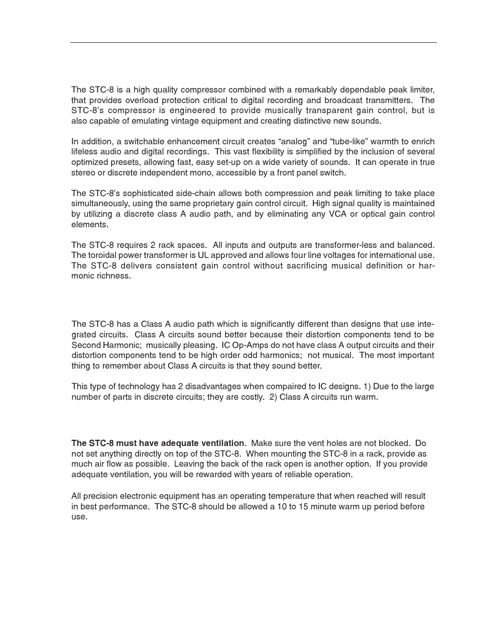 Crane Song STC-8 User Manual | Page 4 / 20