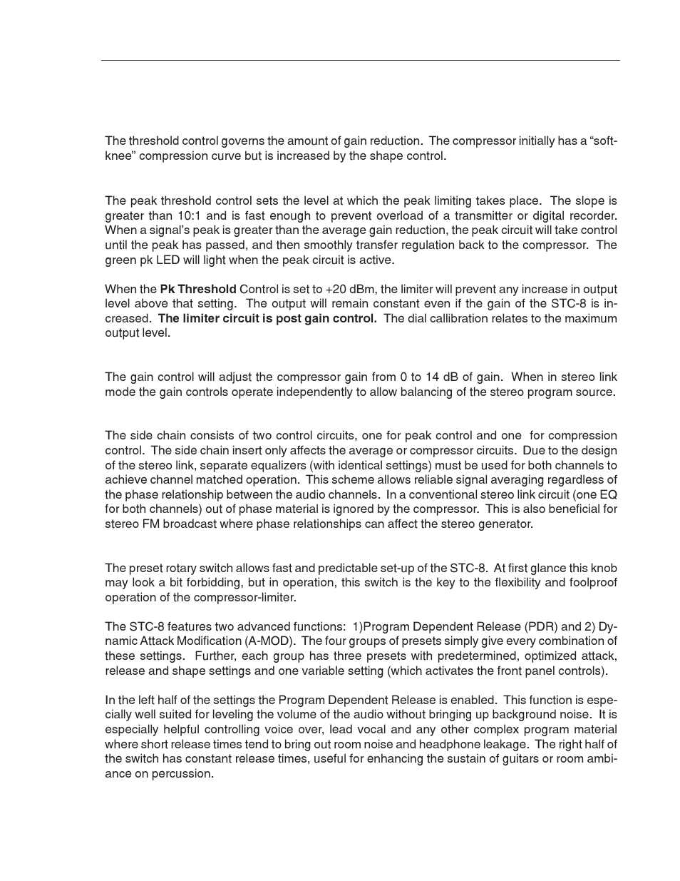 Crane Song STC-8 User Manual | Page 6 / 20
