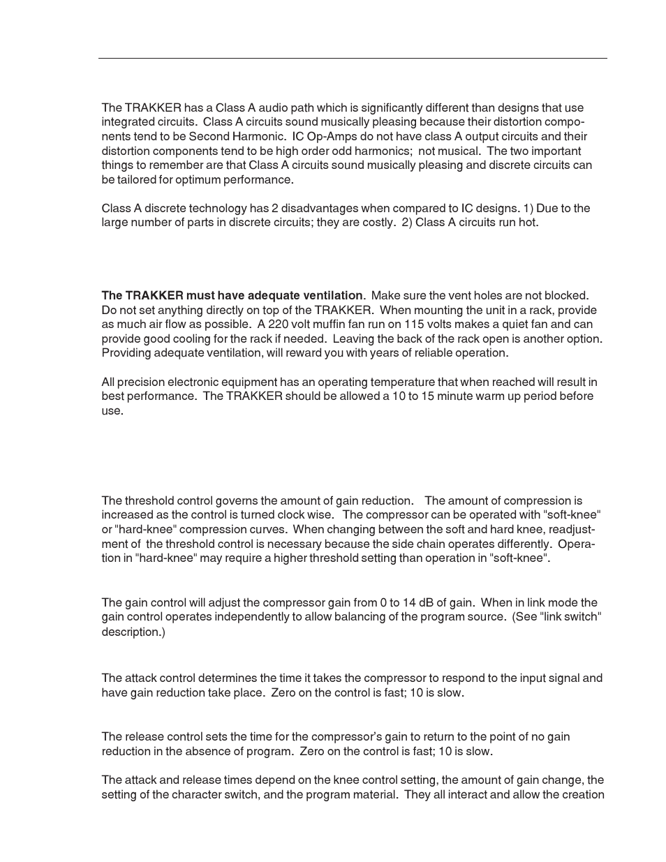 Crane Song TRAKKER User Manual | Page 6 / 15