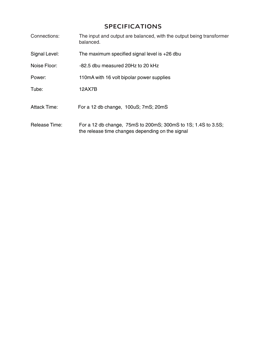 Crane Song FALCON User Manual | Page 8 / 8
