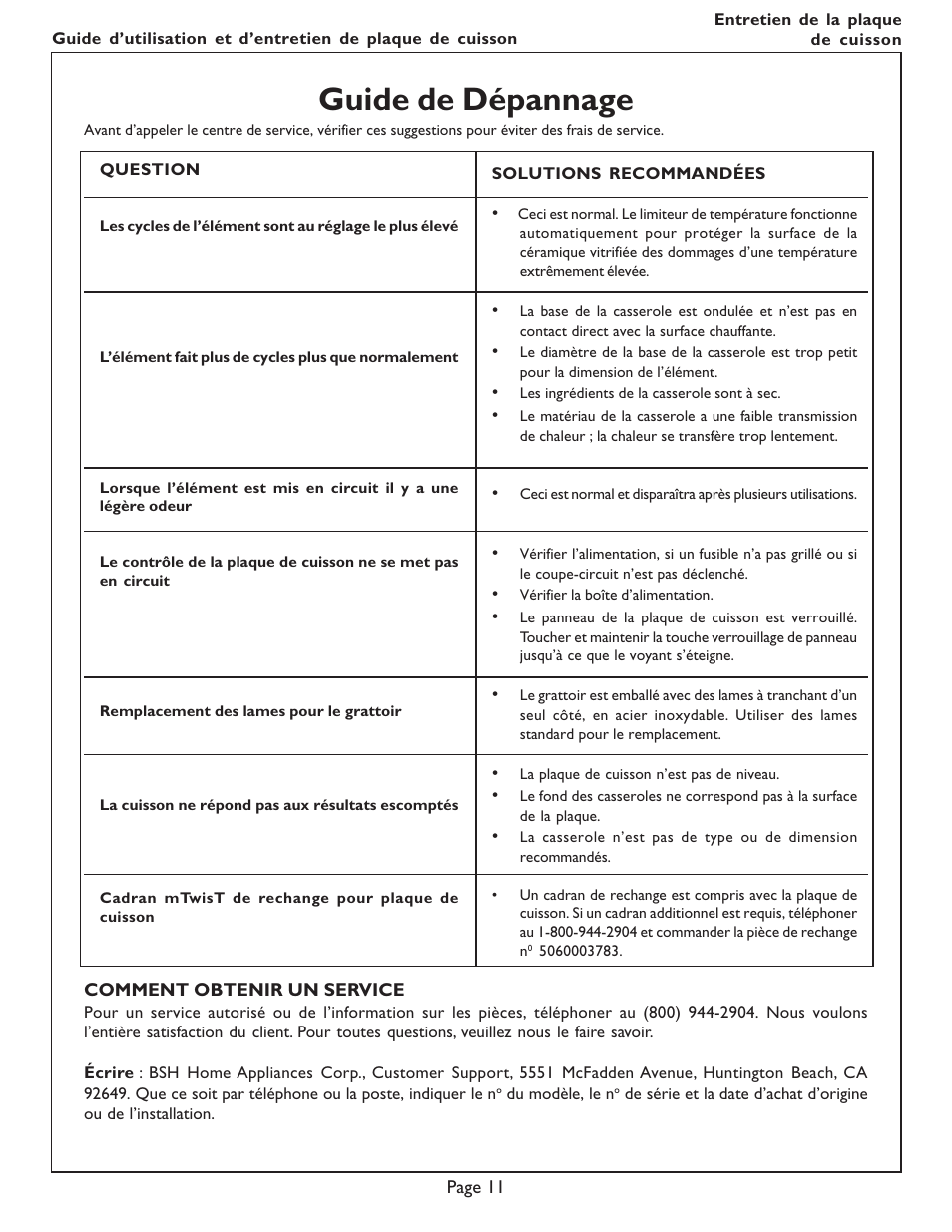 Guide de dépannage | Bosch NES 730 UC User Manual | Page 29 / 48