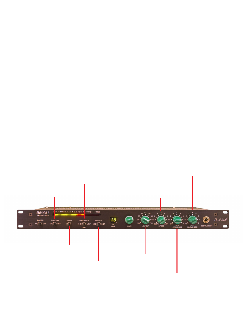 Settings to start with | Crane Song EUROPA 1 User Manual | Page 2 / 14