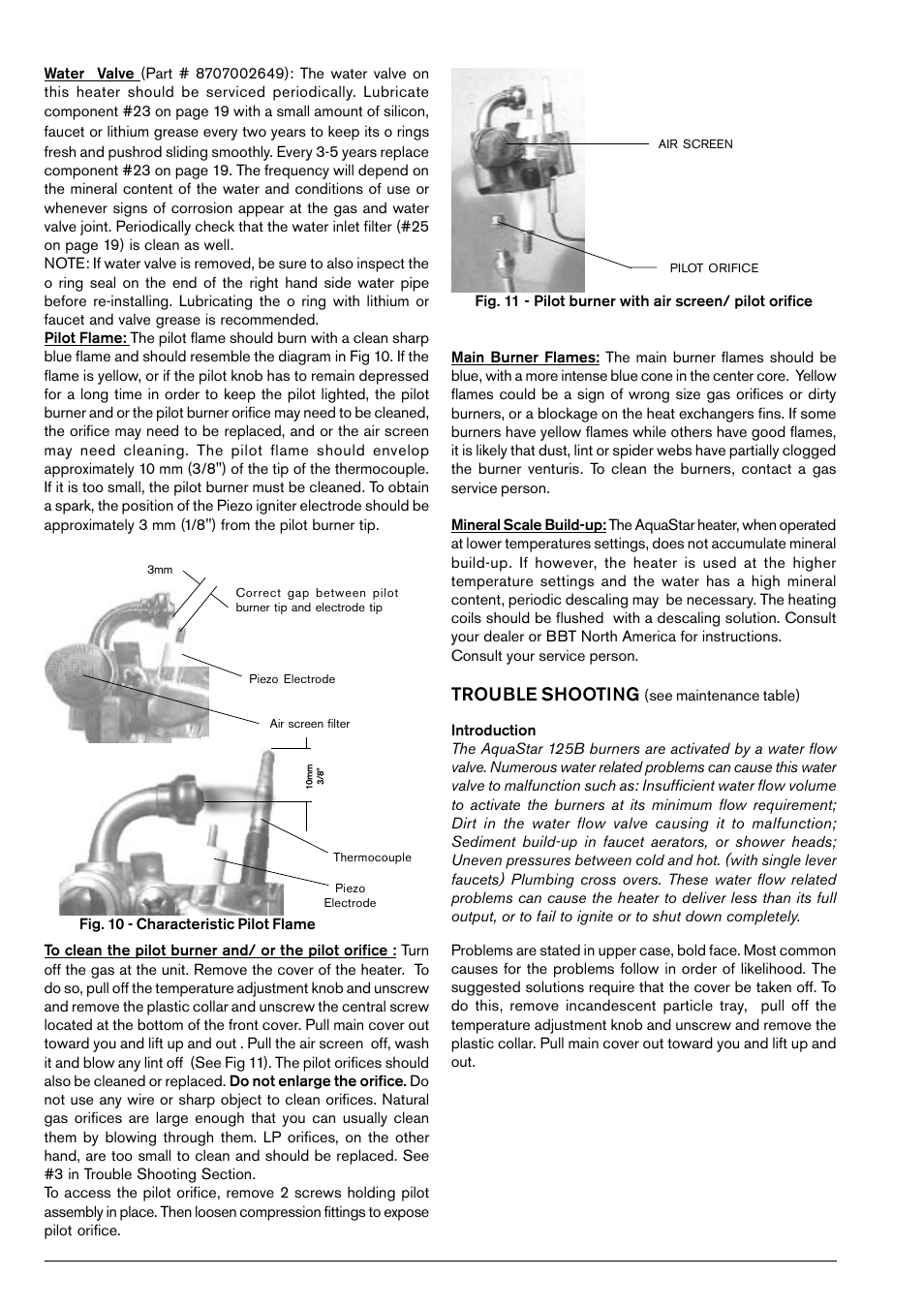 Trouble shooting | Bosch 125B LP User Manual | Page 14 / 24