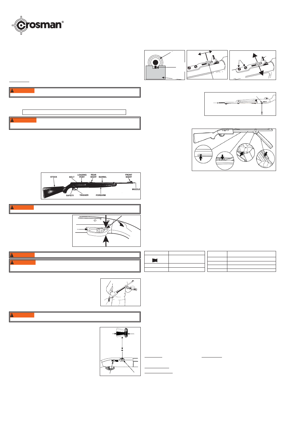 Crosman 2200W User Manual | 2 pages