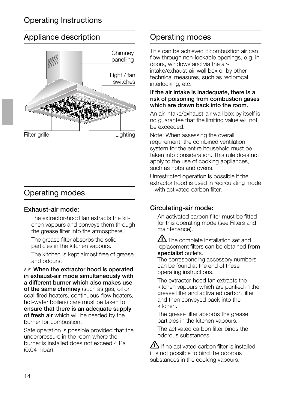 Operating modes | Bosch DKE 93 User Manual | Page 3 / 16