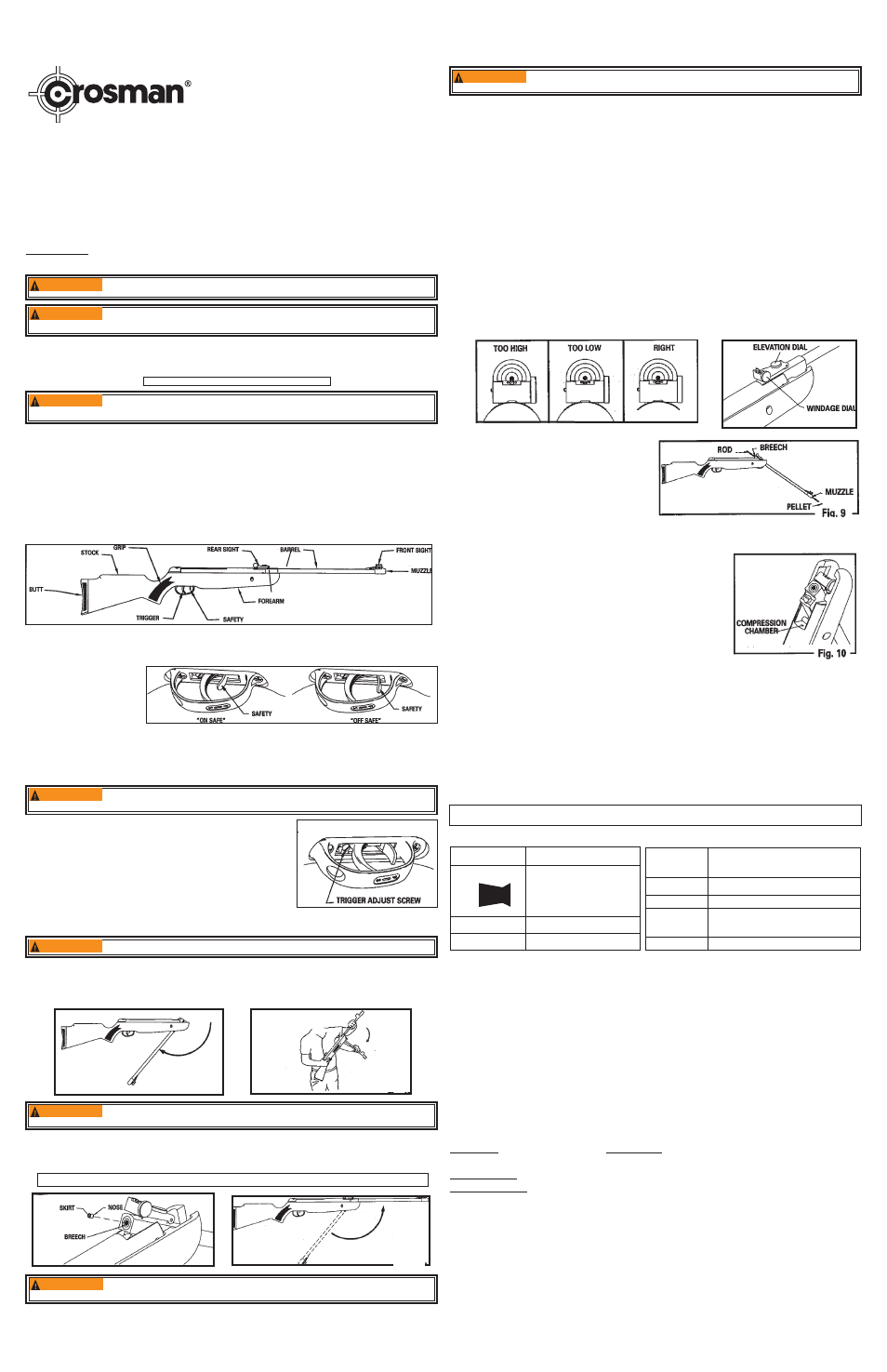 Crosman C1K77 User Manual | 2 pages