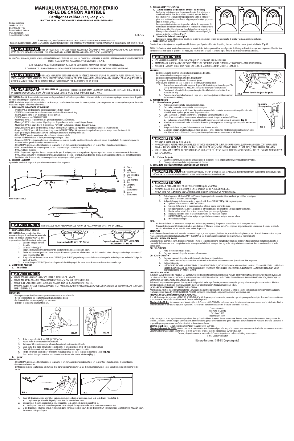 Breech | Crosman CBNP17SX User Manual | Page 2 / 6