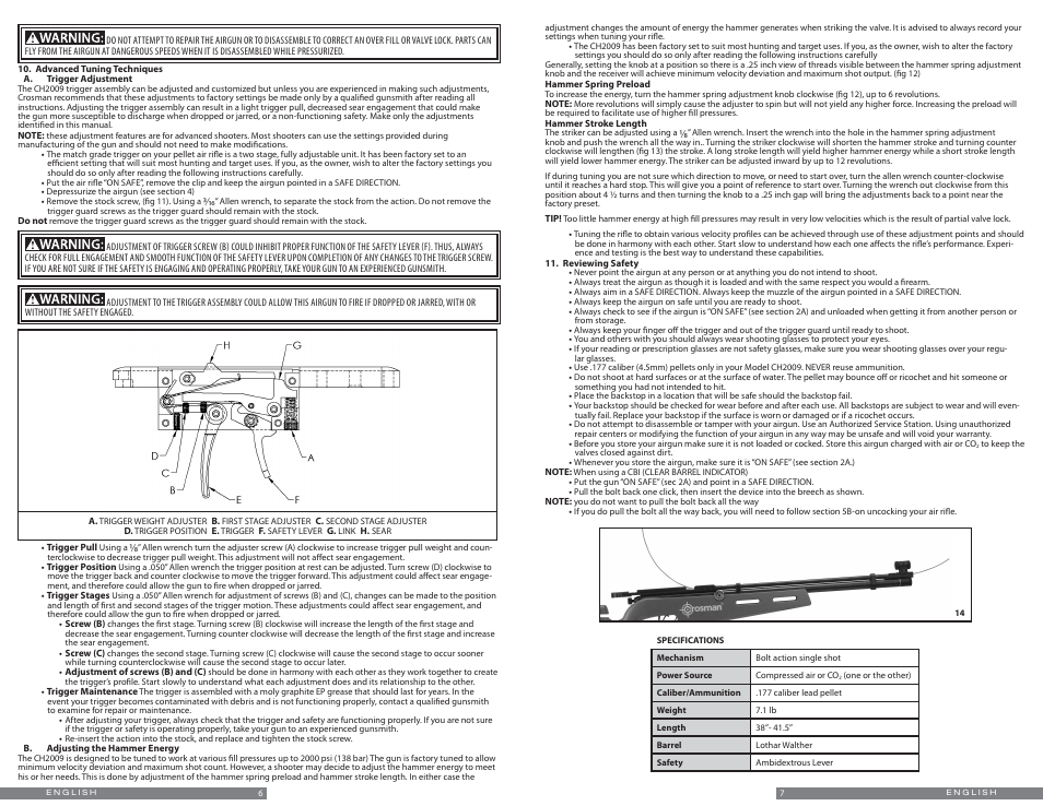 Crosman CH2009 (2009) User Manual | Page 4 / 9