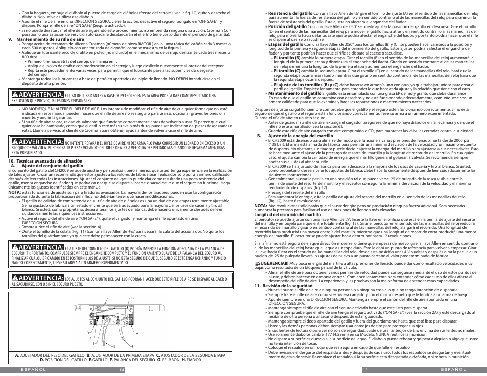 Crosman CH2009 (2009) User Manual | Page 8 / 9