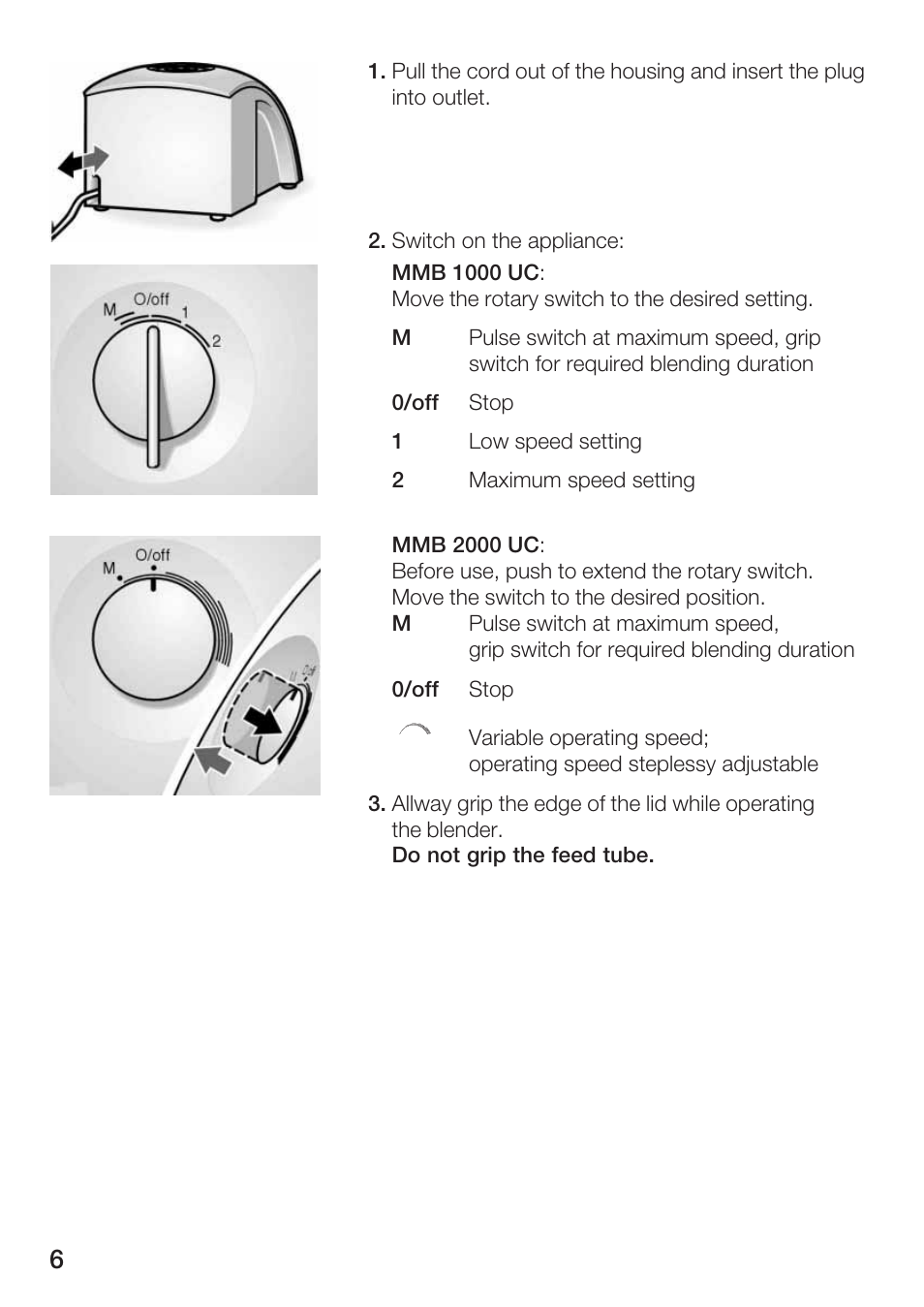 Bosch MMB 1000 UC User Manual | Page 6 / 14