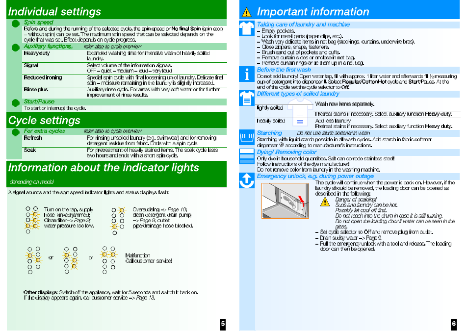 Bosch WAS20160UC User Manual | Page 5 / 10