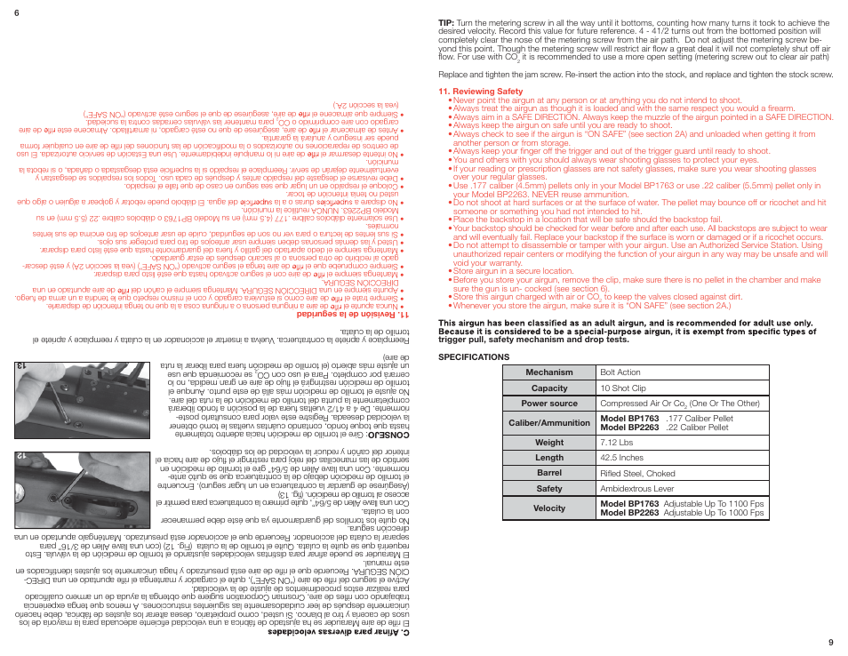 Crosman BP2263 User Manual | Page 9 / 10