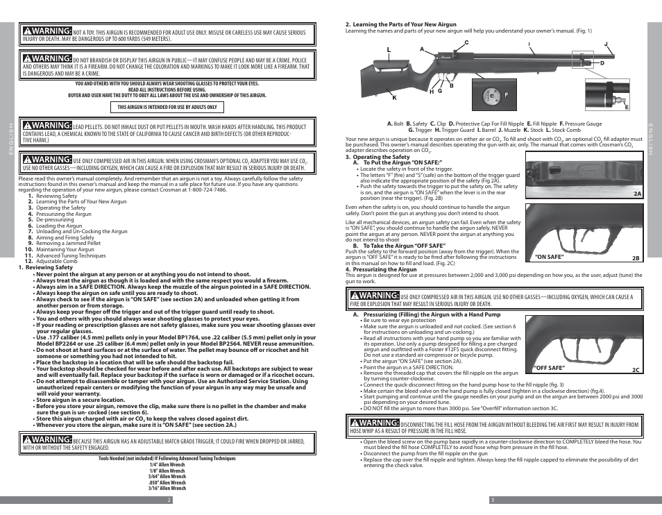 Crosman BP1764S User Manual | Page 2 / 11