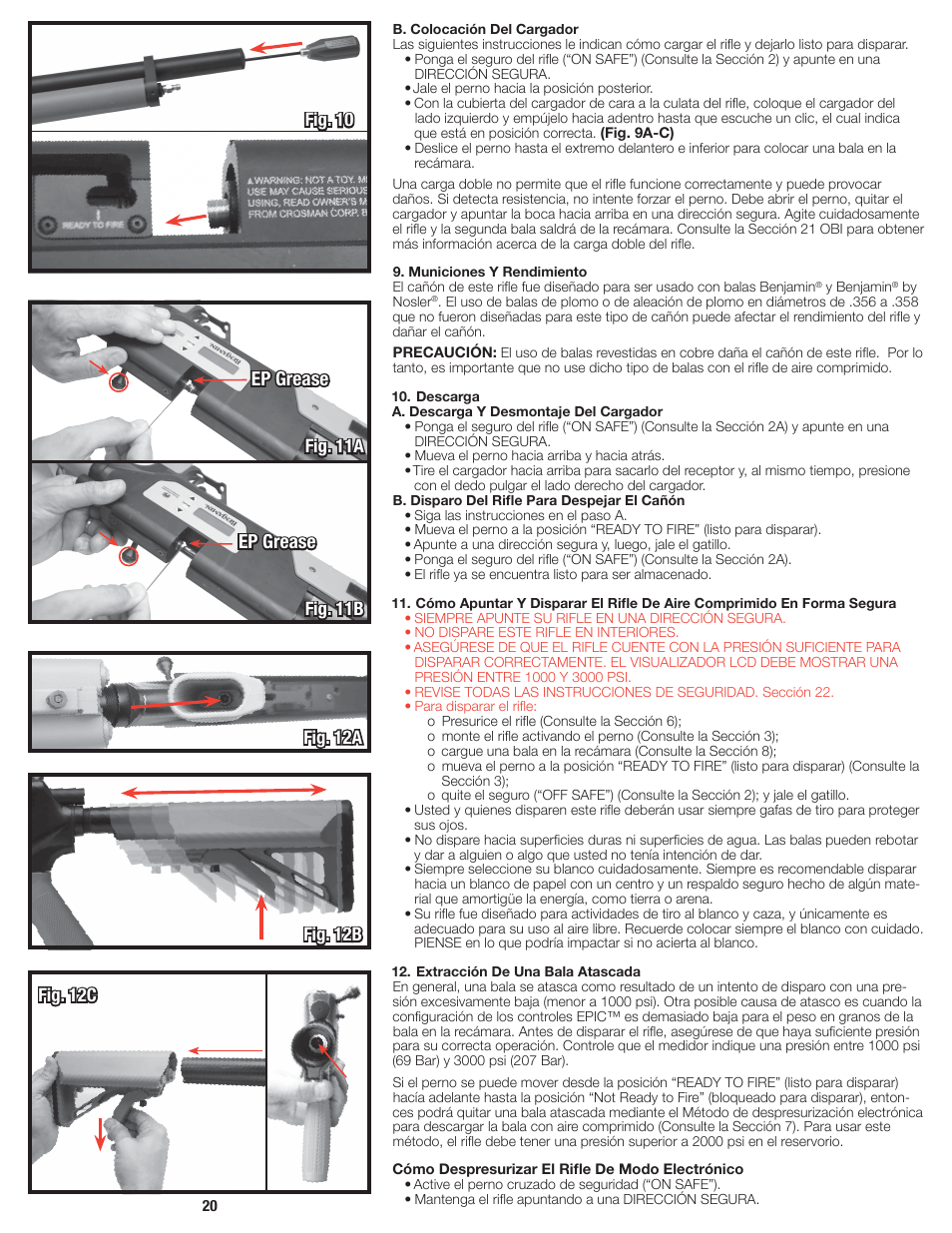 Ep grease | Crosman BPE3571 User Manual | Page 20 / 24