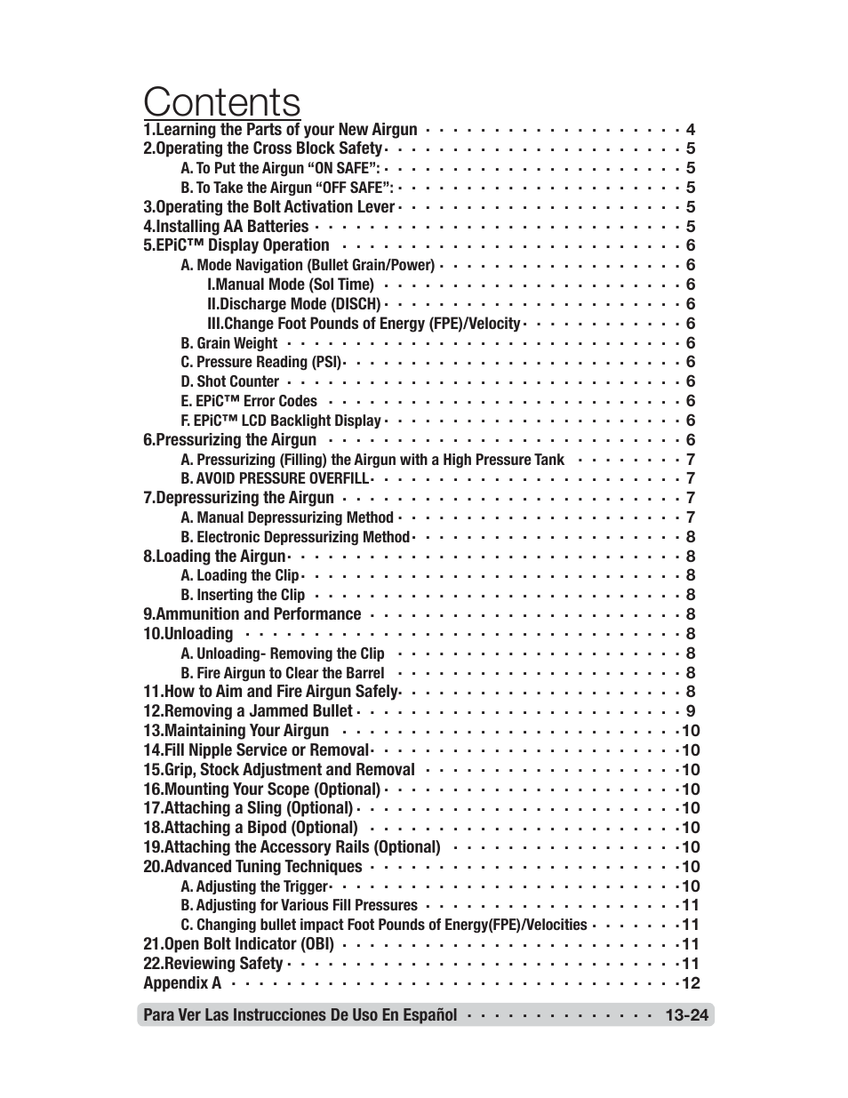 Crosman BPE3571 User Manual | Page 3 / 24