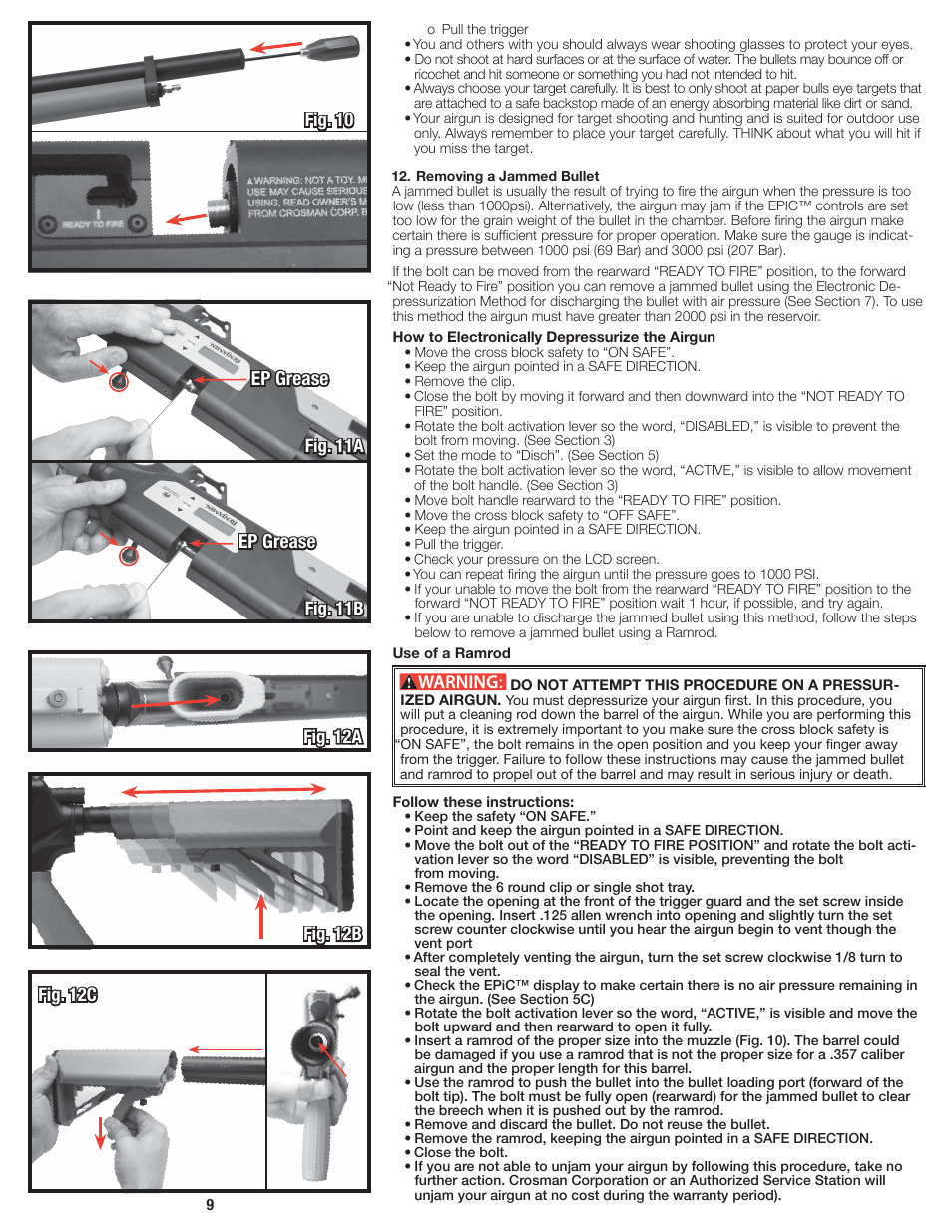 Ep grease | Crosman BPE3571 User Manual | Page 9 / 24
