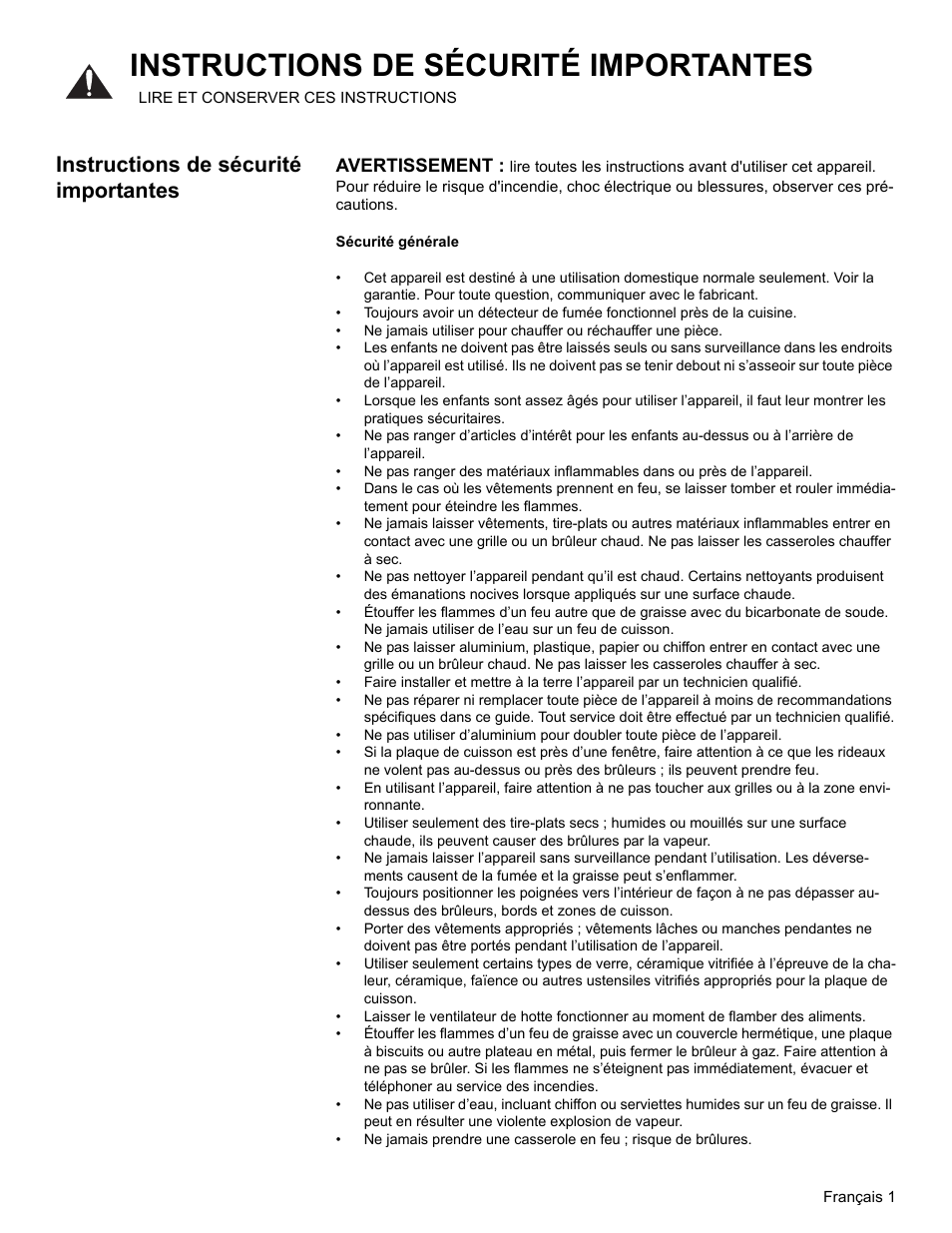 Instructions de sécurité importantes, Avertissement | Bosch NGT User Manual | Page 19 / 48