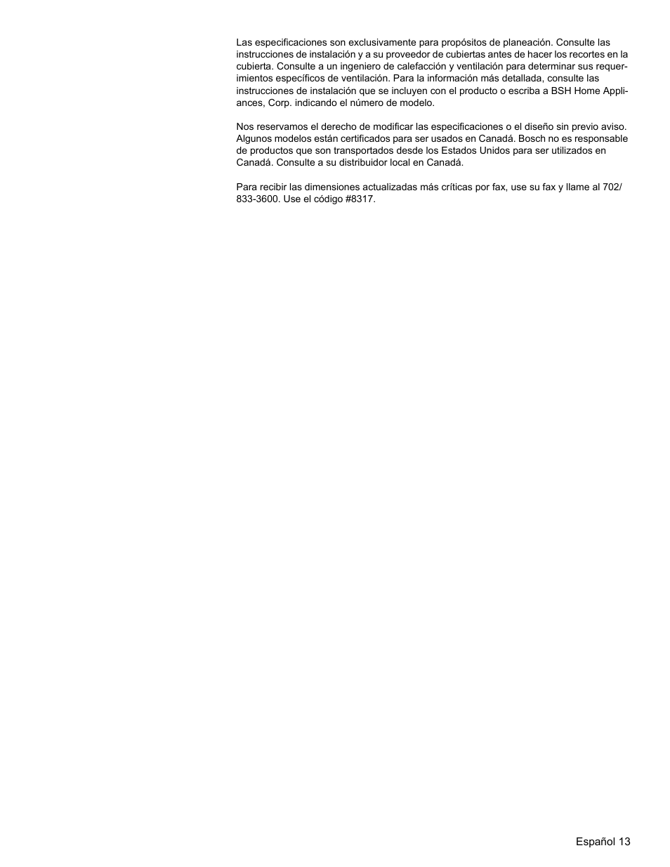 Bosch NGT User Manual | Page 45 / 48