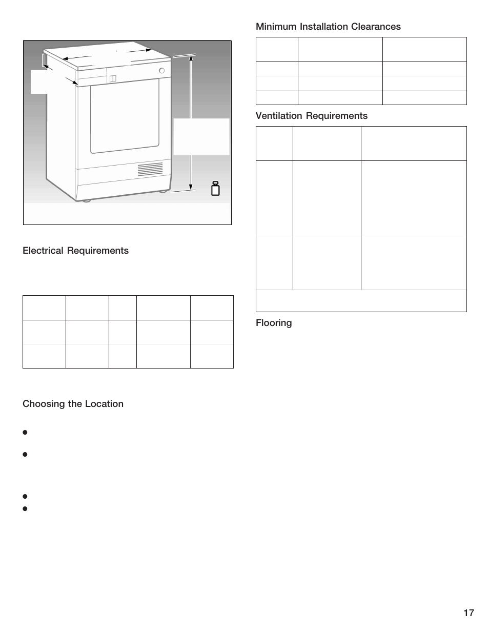 Technical data | Bosch WTL 5410 User Manual | Page 17 / 24