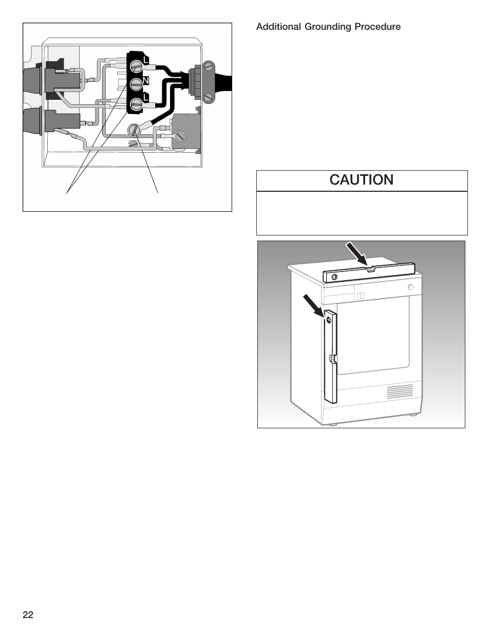 Caution | Bosch WTL 5410 User Manual | Page 22 / 24