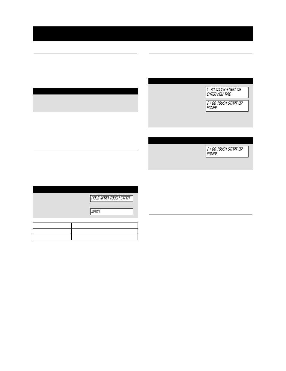 Using your microwave oven, Easy cook, Hold warm | Favorite recipe, More/less) | Bosch HMV9302 User Manual | Page 12 / 32