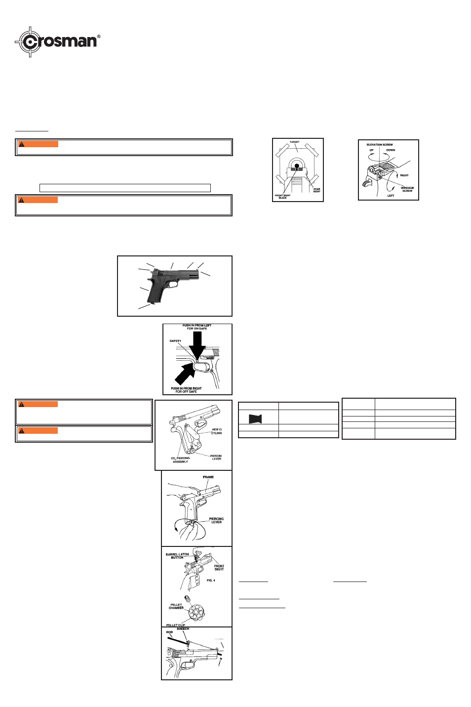 Crosman 1008SB User Manual | 2 pages