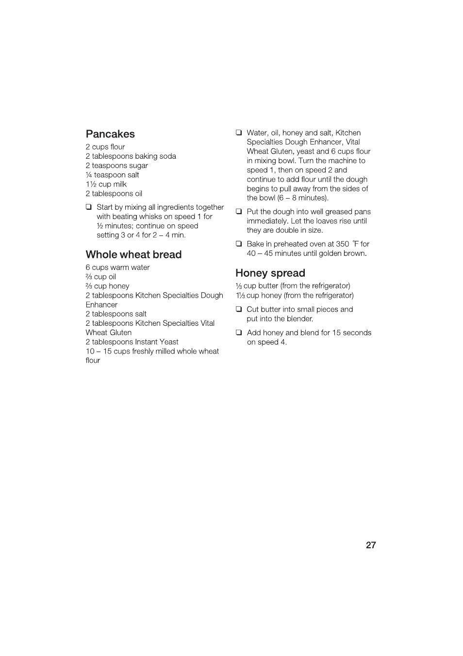 Bosch MUM6N10UC User Manual | Page 27 / 84