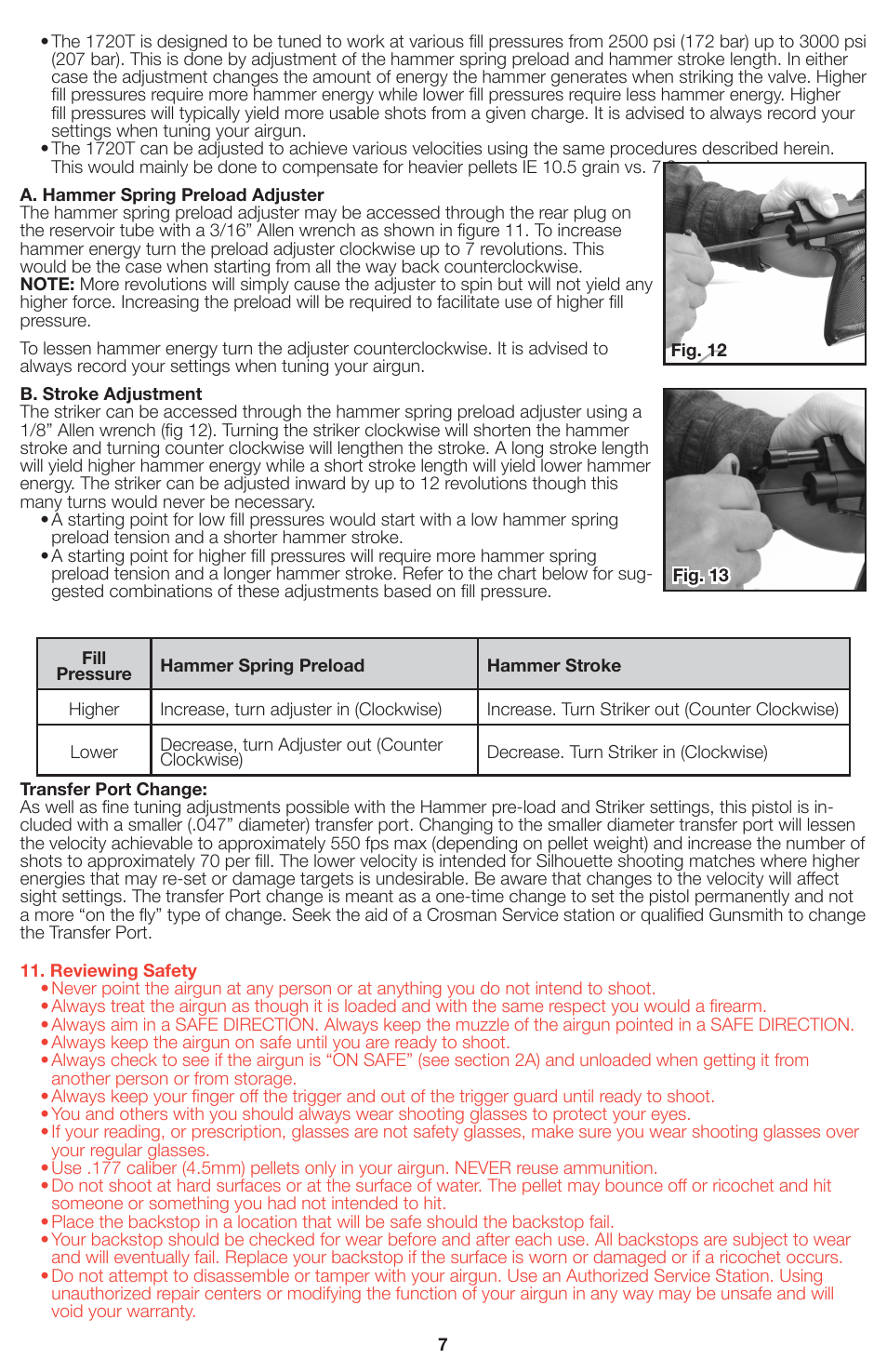 Crosman 1720T User Manual | Page 7 / 8