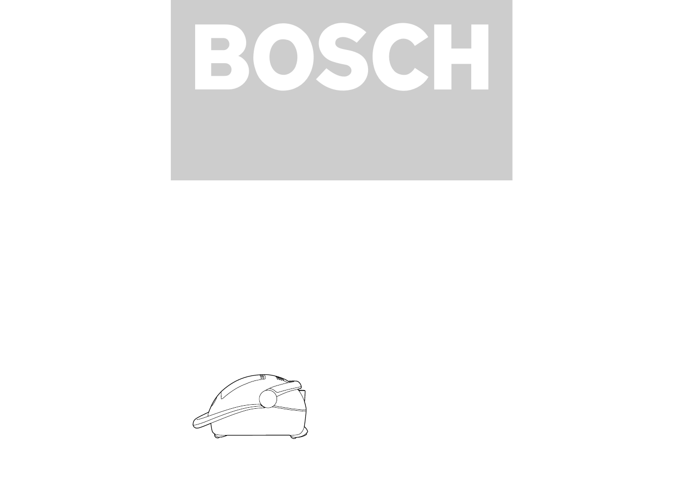 Bosch VBBS700N00 User Manual | 27 pages