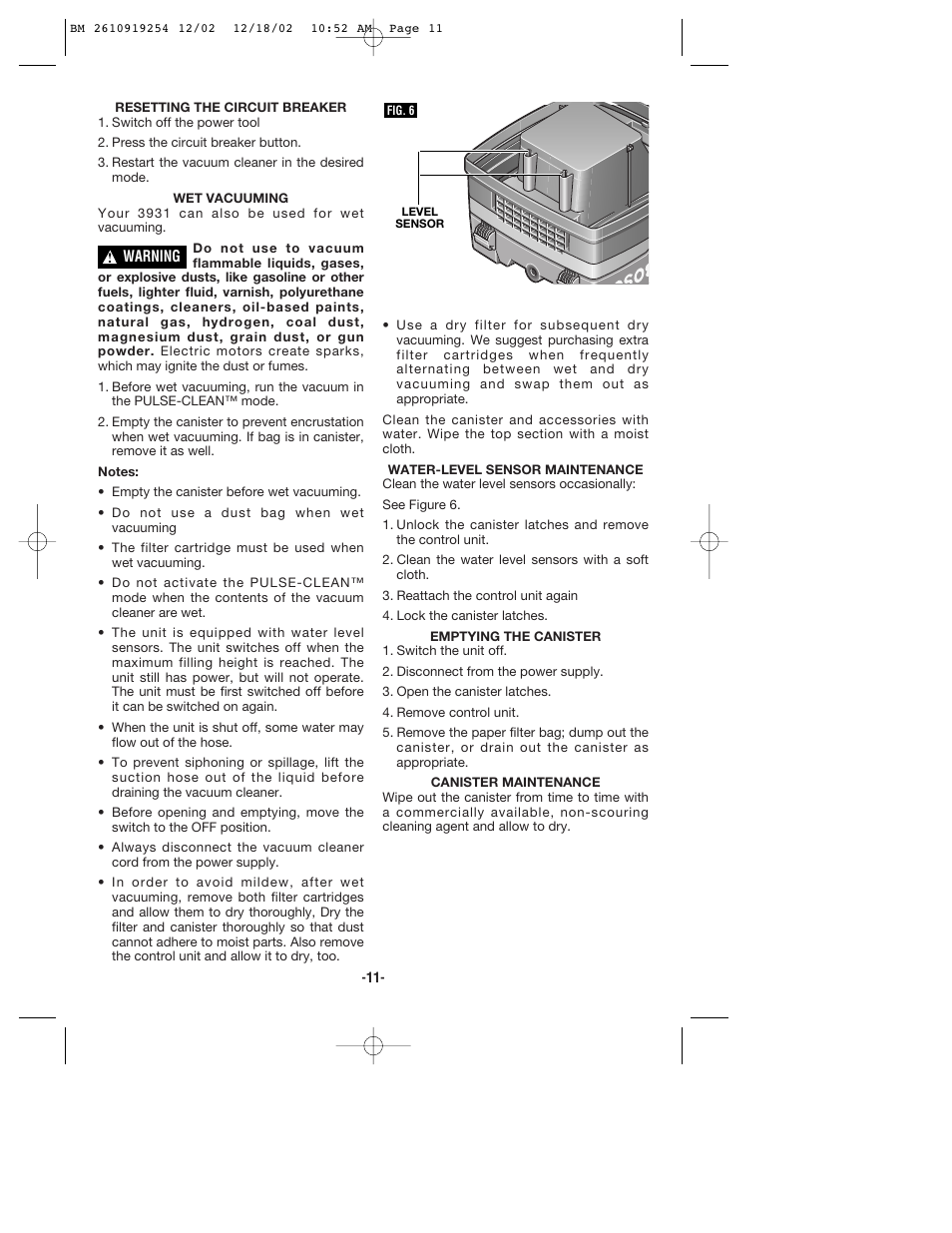 Bosch 3931 User Manual | Page 11 / 40