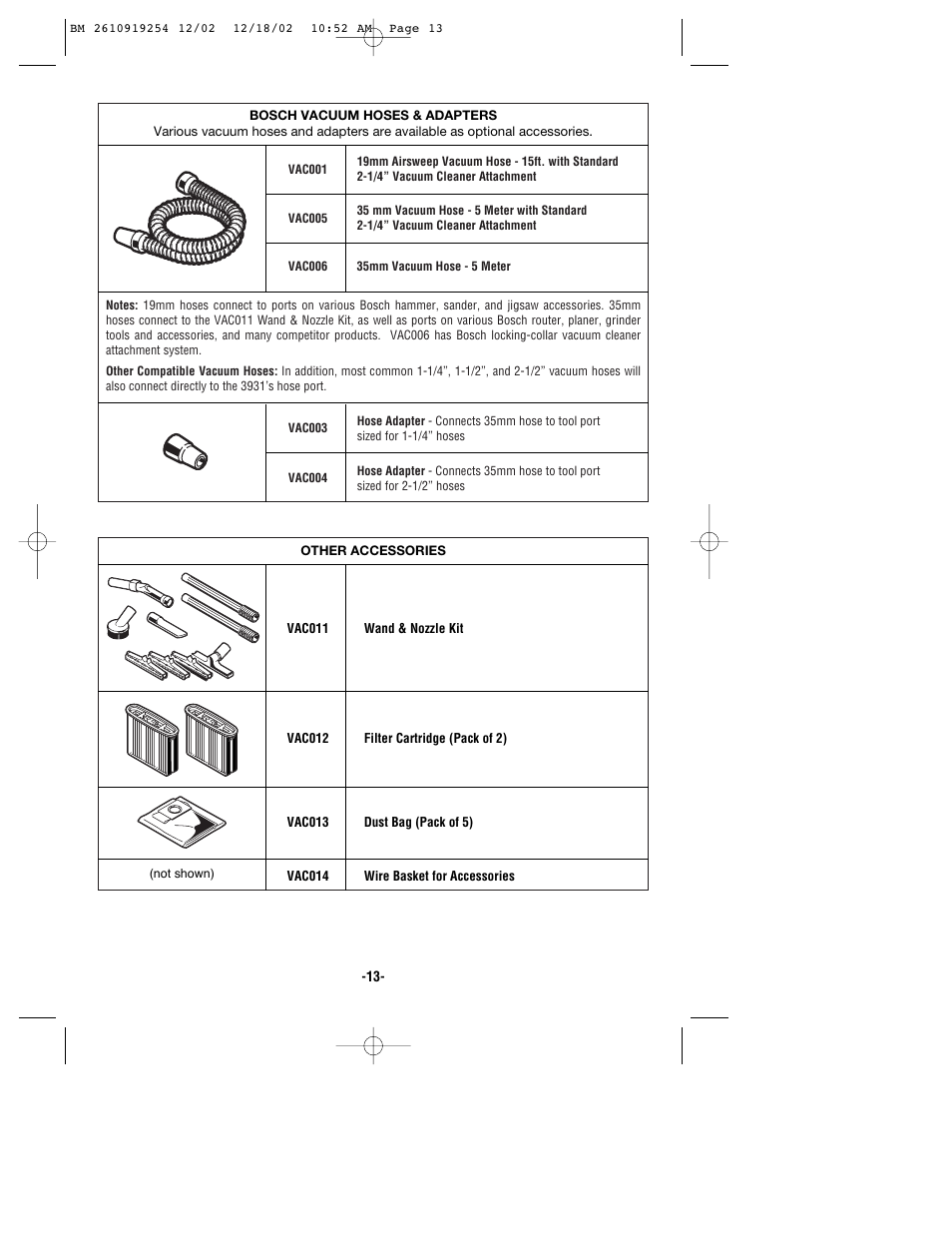 Bosch 3931 User Manual | Page 13 / 40