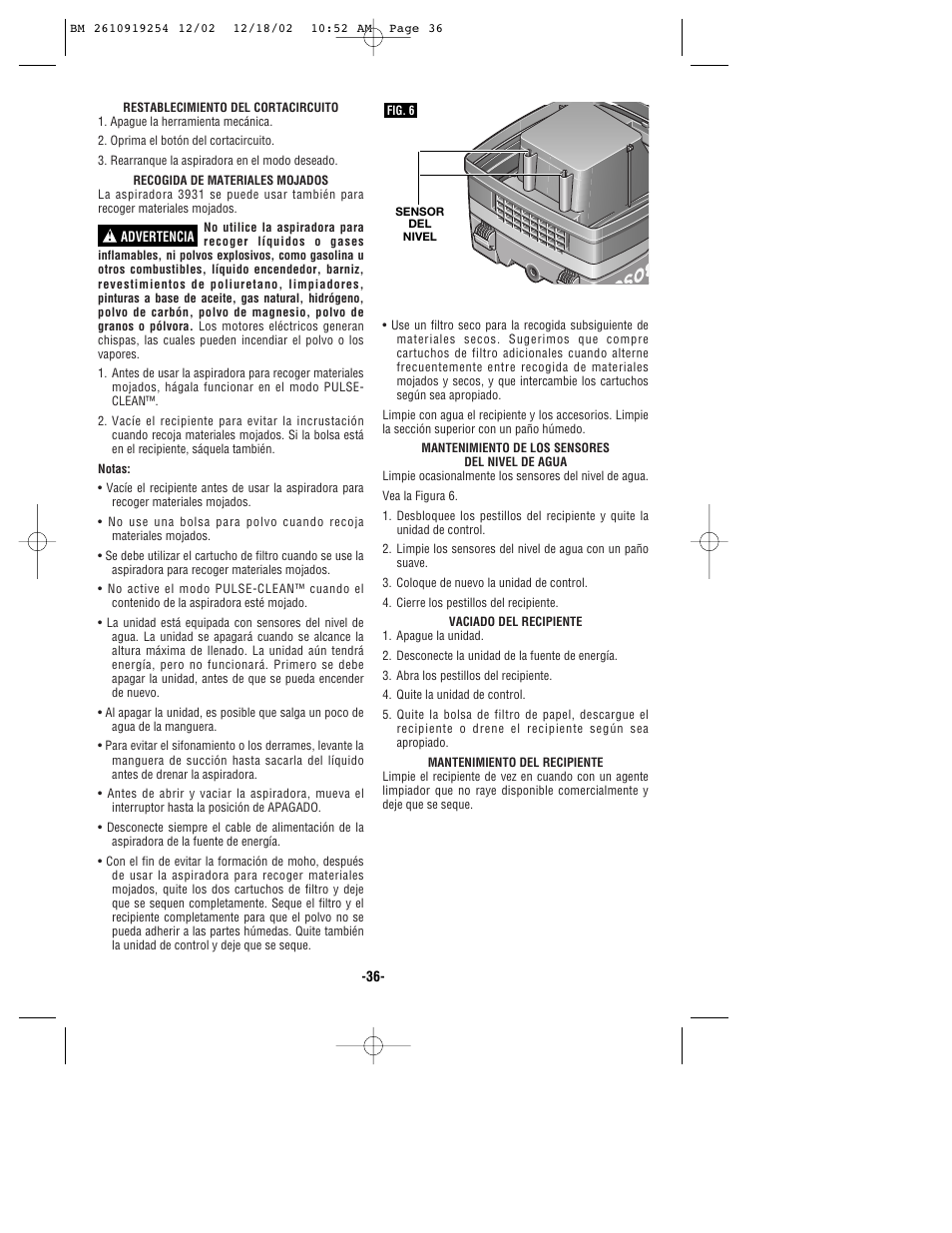 Bosch 3931 User Manual | Page 36 / 40