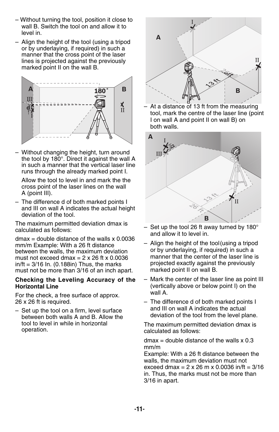 Bosch GLL2-50 User Manual | Page 11 / 32