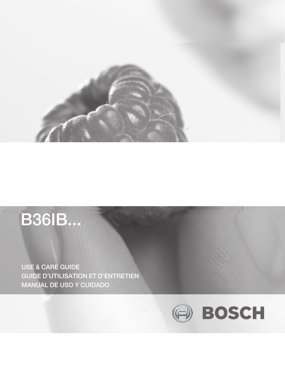 Bosch B36IB User Manual | 86 pages