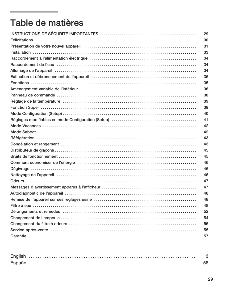 Bosch B36IB User Manual | Page 29 / 86