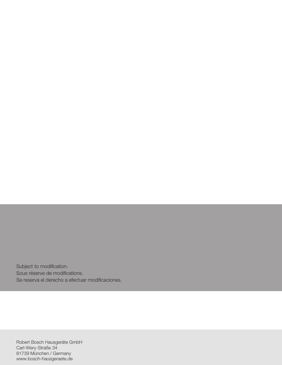 Bosch B36IB User Manual | Page 86 / 86