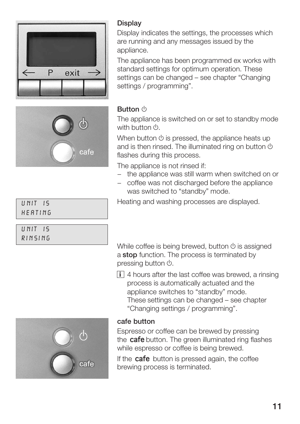 Bosch AUTOMATIC COFFEE CENTRE TCA 6301 UC User Manual | Page 11 / 108