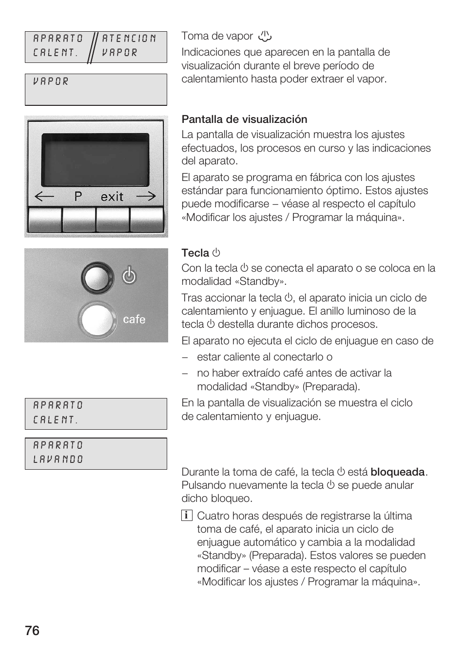 Bosch AUTOMATIC COFFEE CENTRE TCA 6301 UC User Manual | Page 76 / 108