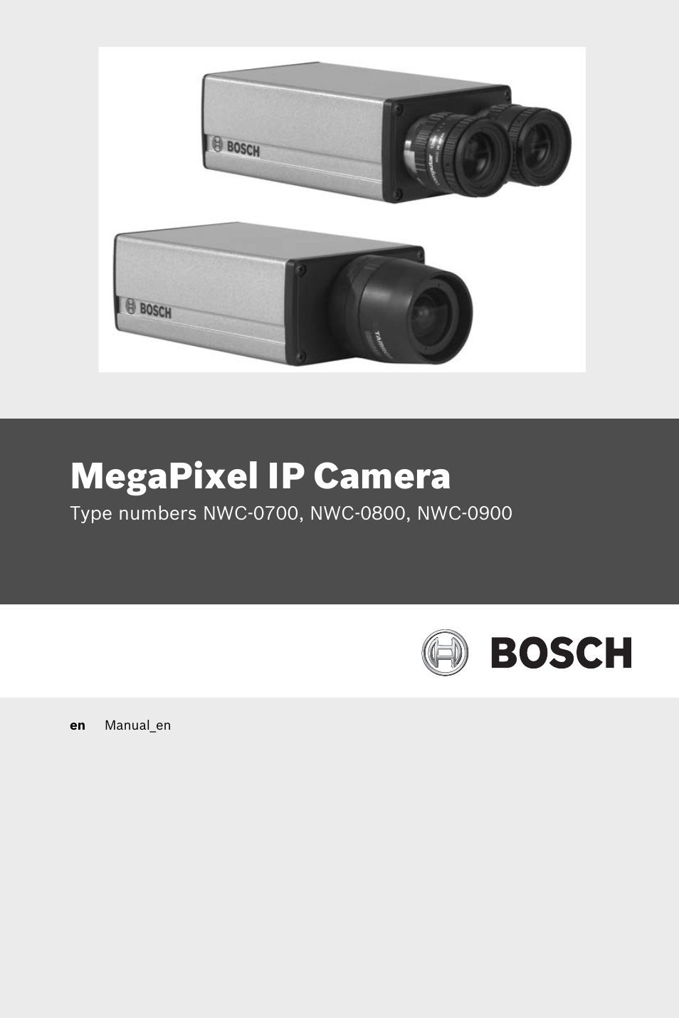 Bosch MegaPixel IP Camera NWC-0900 User Manual | 46 pages