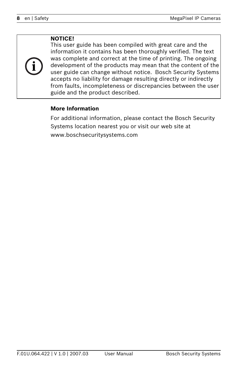 Bosch MegaPixel IP Camera NWC-0900 User Manual | Page 10 / 46