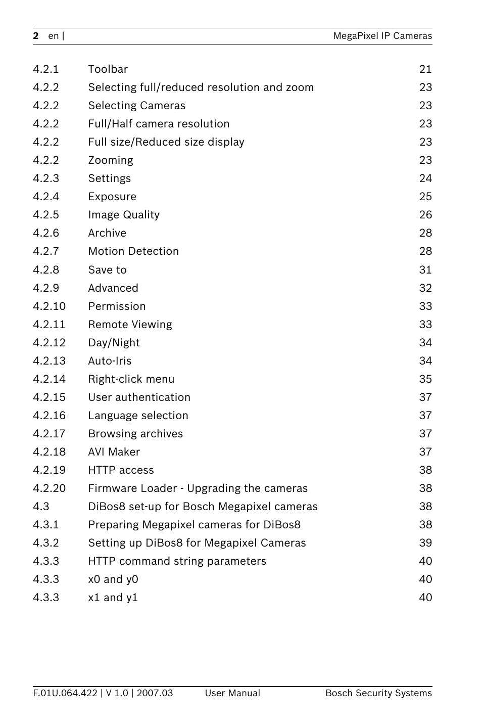 Bosch MegaPixel IP Camera NWC-0900 User Manual | Page 4 / 46