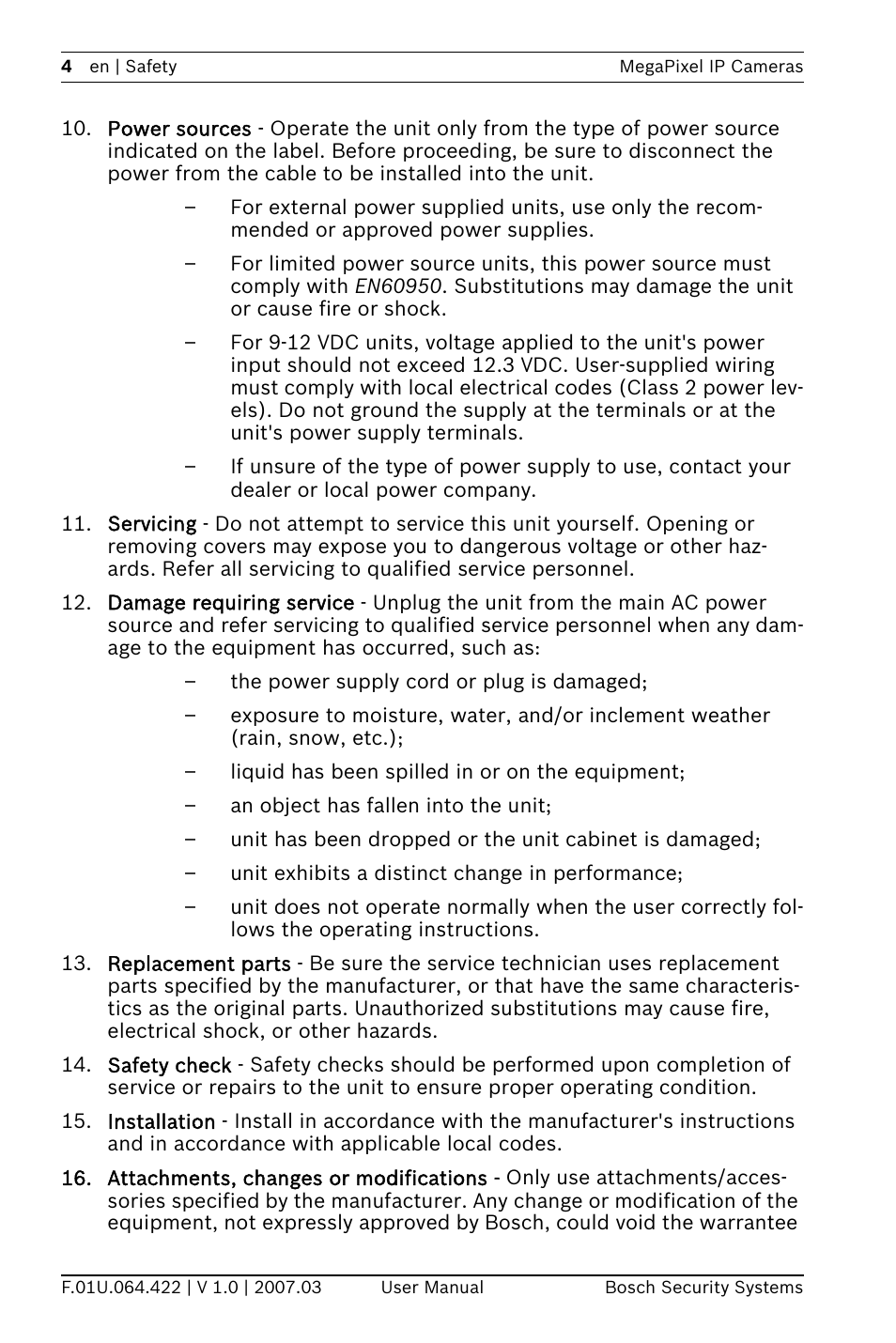 Bosch MegaPixel IP Camera NWC-0900 User Manual | Page 6 / 46
