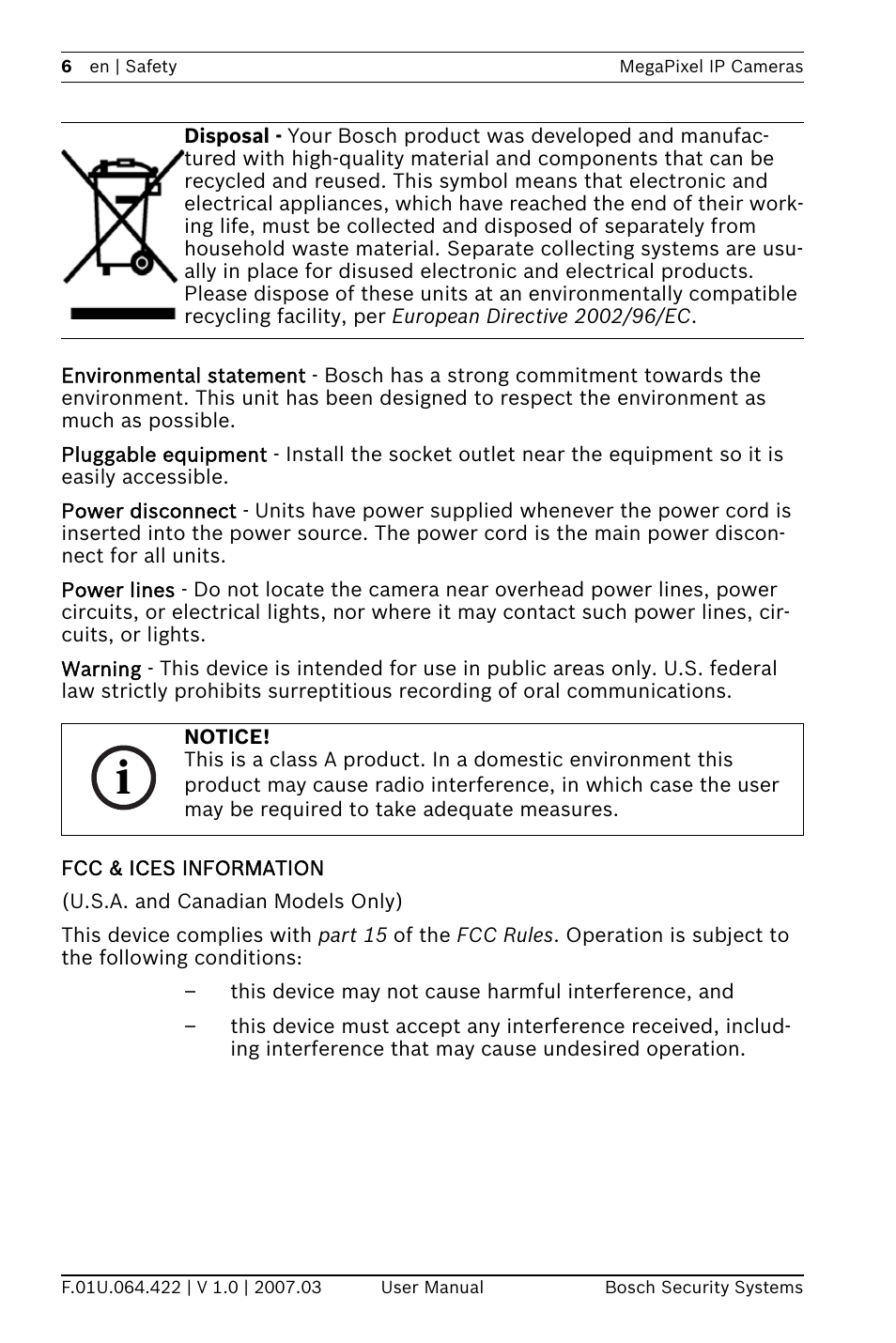 Bosch MegaPixel IP Camera NWC-0900 User Manual | Page 8 / 46