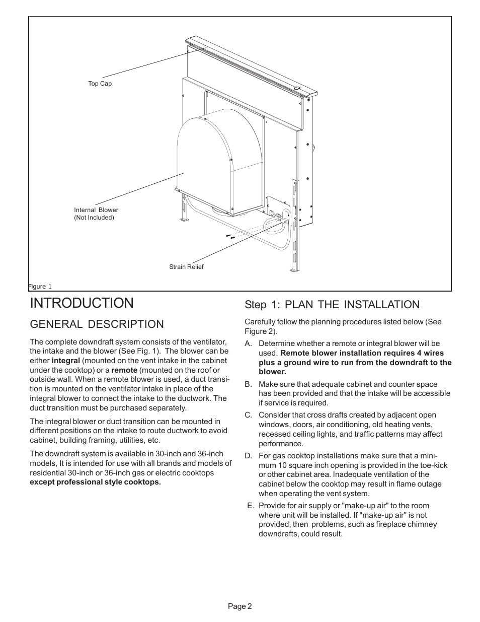 Introduction, General description, Step 1: plan the installation | Bosch DHD User Manual | Page 4 / 42